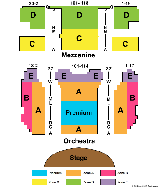 Wilson Theater Nyc Seating Chart